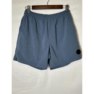 Chubbies Men's Steel Blue Swim Trunks 5" Size M Zippered Pockets